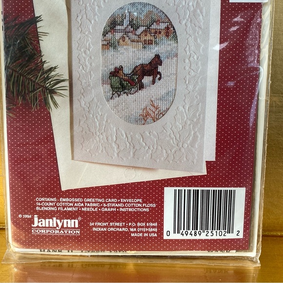 Christmas Cross Stitch Kit - Picture 2 of 7